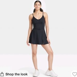 Women's Corset Detail Active Dress-Joylab Black XL